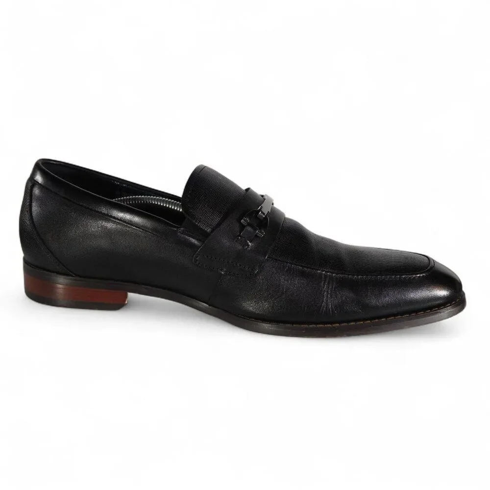 Stacy Adams Kaylor Leather Bit Slip-on Loafers‎ Men's 12M Black 25572-001